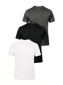 T-Shirts Hommes Casual Blocs de couleur
