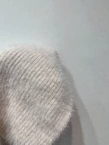 SHEIN Unity Women's Short Plush Cardigan, Open Front,Long Sleeve Tops Fall Winter Cloth For Women - Baby Pink - View 7