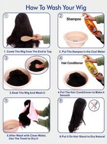 Ombre Blonde Natural Wave Short Women Lace Front Synthetic Wigs 6X4X0.5 T-Part Lace Wig  Middle Length Lace Curly Wigs With 180 Density Side Part Synthetic Hair For Women Lady Ladies Daily Used 18inch Beginner Friendly - Ombre - View 12