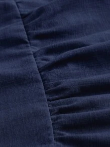 Soleia 針織荷葉邊圓領無袖上衣