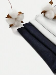 SHEIN Young Boy Solid Color Knitted Short Sleeve Polo Shirt With Turn-Down Collar