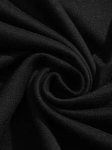 SHEIN EZwear Star & Metallic Ball Printed Oversized T-Shirt With Drop Shoulder Design Suitable For Summer - Black - View 4