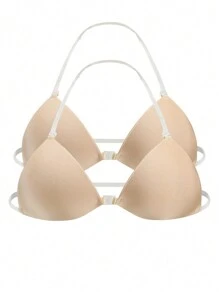 2入組/袋內衣配件乳貼 - 杏色 - 查看 3