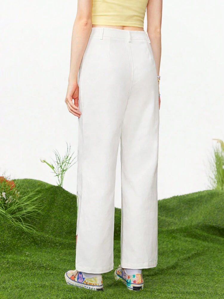 Women's Fashionable Fruit & Vegetable Printed Long Pants