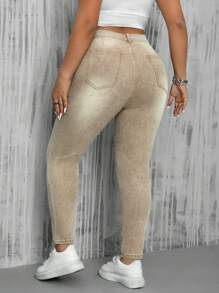 SHEIN ICON Women's Plus Size Skinny Jeans