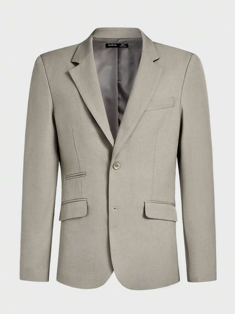 Easy Care Summer Woven Business Blazer, For Fall Winter