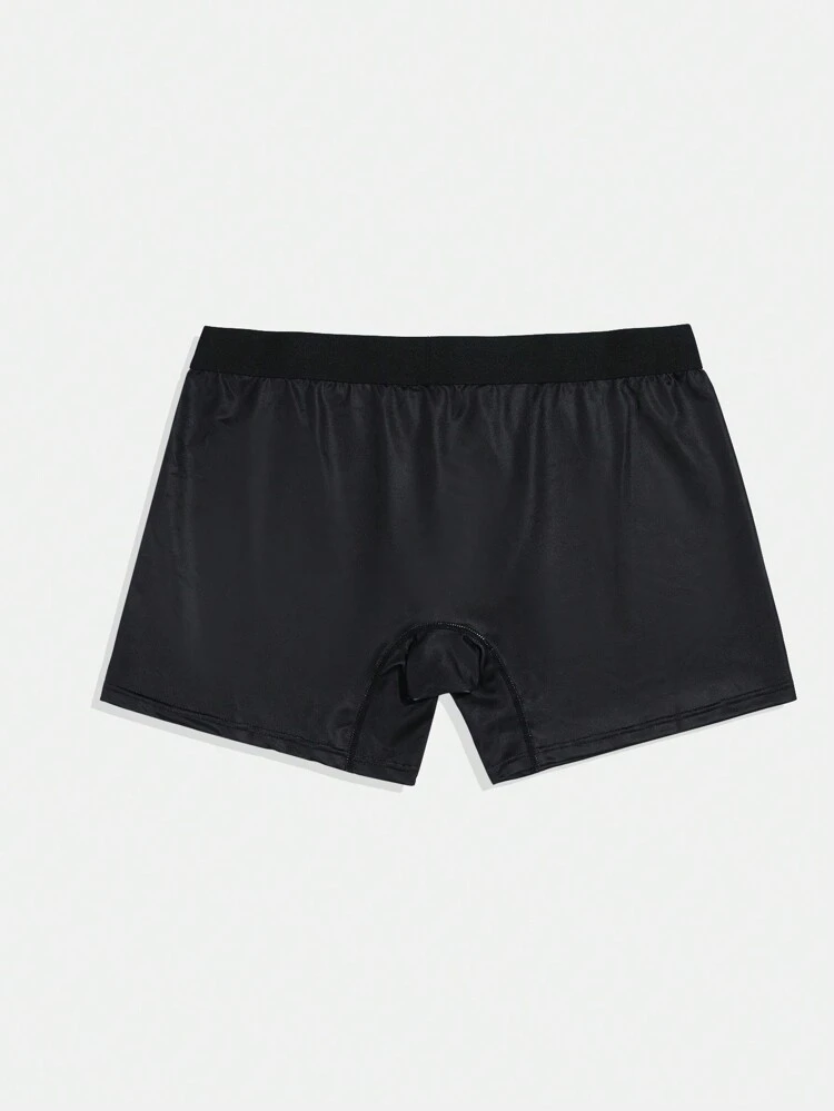 Men's Cactus & Mountain & Moon Print Boxer Briefs