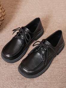 Giày bệt dành cho thanh thiếu niên, Giày thời trang dành cho sinh viên đại học, Mùa hè, Ngày lễ, Trang phục thường ngày, Bé gái - màu đen - Xem 1