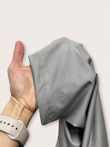 Easithlete 純色高腰運動短褲打底短褲 - 彩色 - 查看 8