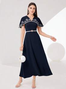 Modelyn 女士阿拉伯風格優雅連衣裙