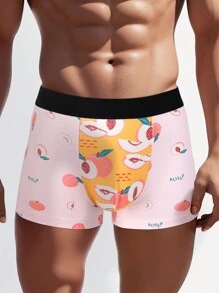 Men's Fruity Printed Boxer Shorts - Multicolor - View 1