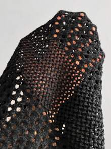 SHEIN LUNE 2024 Nowość Prosty Detale przycisku Wgłębić Sweter z dzianiny Kamizelka