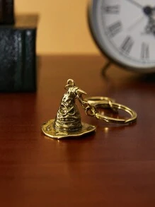 HARRY POTTER X SHEIN Vintage Zinc Alloy The Sorting Hat Design Keychain & Bag Charm,Gifts