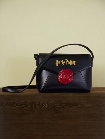 HARRY POTTER X SHEIN Black Envelope Shoulder Bag, Gifts