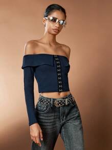Forever 21 Color Block Slim Fit T-Shirt With Button Closure, Perfect For Summer Gatherings - Blue - View 4