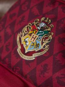 HARRY POTTER X SHEIN Red Animal Badge Printed Casual, Backpack, Bag For School, Gifts
