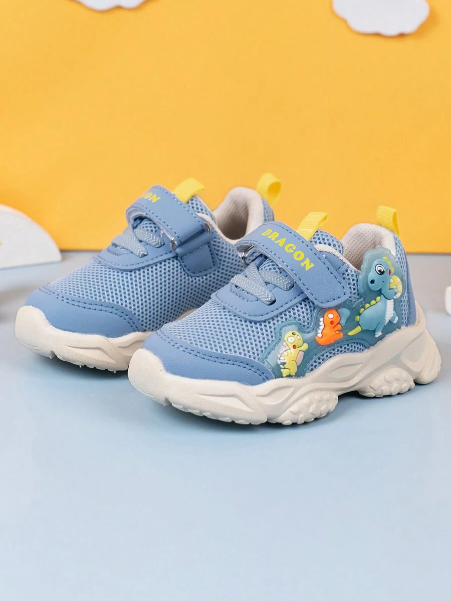 兒童春秋季輕便防滑運動鞋,藍色男童款 - 藍色 - 查看 1