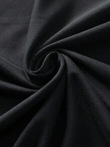 INAWLY 女士樱桃和字母印花短款 T 恤图案 T 恤女士上衣 - 黑色 - 查看 3