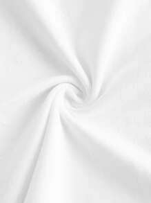 Slaydiva 粉色街头时尚卡通人物与口号图案短款休闲圆领修身女式背心，适合夏季 - 白色 - 查看 3