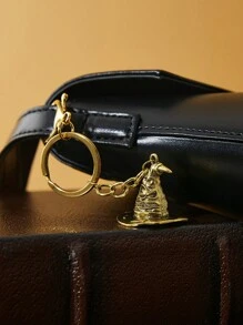 HARRY POTTER X SHEIN Vintage Zinc Alloy The Sorting Hat Design Keychain & Bag Charm,Gifts
