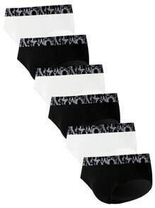 Snug Zone 6pcs/Set Men's Colorblock Waistband Triangle Underwear - Multicolor - View 3