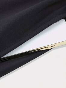 Men's Summer New Unique Heart & Letter Print Drawstring Waist Shorts - Black - View 4