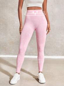 SHEIN Sports Women's Solid Color Athletic Leggings