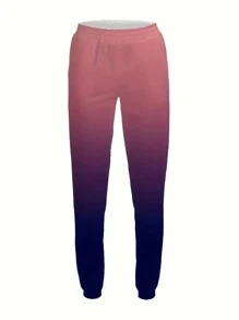 Nam Đúng mốt Màu sắc thay đổi dần Hoodie Và Dài Quần Bộ Kích thước lớn - Nhiều màu - Xem 6