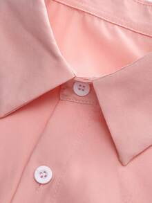 Manfinity RSRT Nam Mùa hè Kỳ nghỉ Phong cách Cây cọ & In thư Ngắn tay Áo sơ mi Và Quần short Giải trí 2 cái/bộ - Hồng - Xem 5