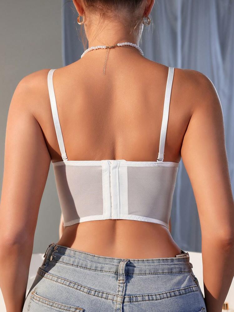 Ladies' Sexy Lace Bra In Solid Color, Lingerie