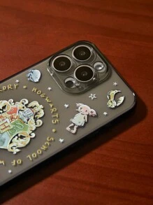 HARRY POTTER X SHEIN Printed Phone Case, Gift,Compatible With IPhone - Light Grey - View 6