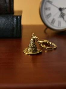 HARRY POTTER X SHEIN Vintage Zinc Alloy The Sorting Hat Design Keychain & Bag Charm,Gifts