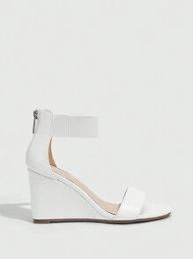 CUCCOO SZL 女士鞋时尚坡跟凉鞋夏季度假鞋夏季促销派对坏人潮流别致华丽风格万圣节圣诞节 - 白色 - 查看 6