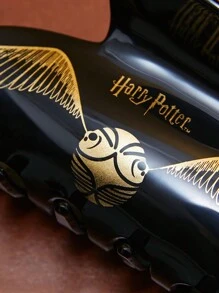 HARRY POTTER X SHEIN Golden Snitch Black Hair Claw Clip, Suitable For Thick Hair