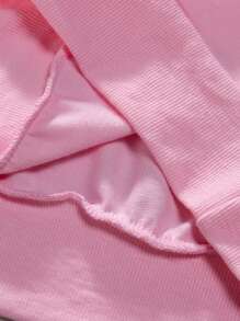 Manfinity Homme Men's Pink Teddy Bear Hoodie - Pink - View 4