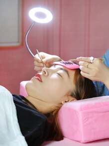 HMQ beauty 1 件 Led 睫毛美容燈雙色溫無影燈保護視力學習夾燈 - 銀色 - 查看 3