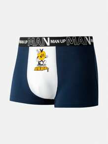 3pcs/Pack Men's Cartoon Print Boxer Shorts - Multicolor - View 8