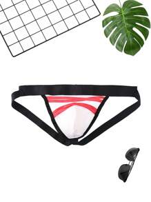 Sexy Design Men's Erotic Underwear - White - View 3