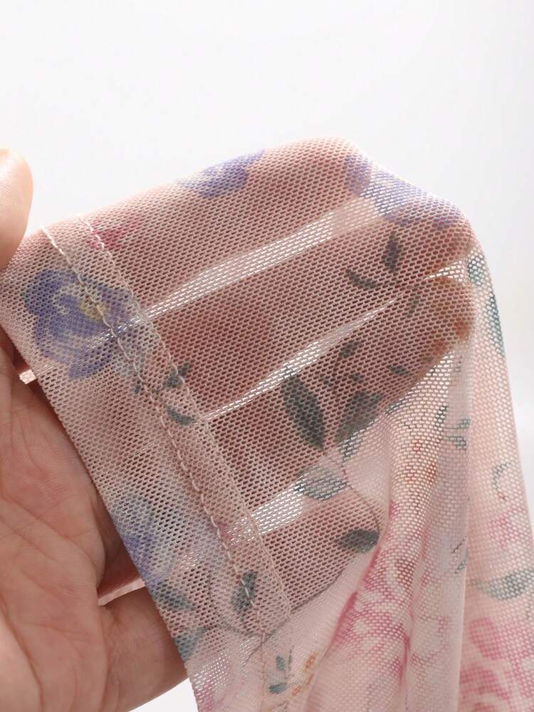 Women's Fashionable Summer Printed Pleated Top