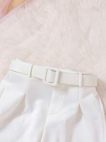 SHEIN Women's Shoulder Tie Vest And Loose Shorts Two Pieces Set For Summer - Multicolor - View 5