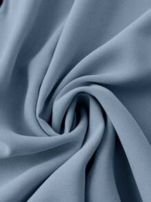 Breezaya Plus Size Women's Floral Embroidery Notched Neckline Dress - Dusty Blue - View 3