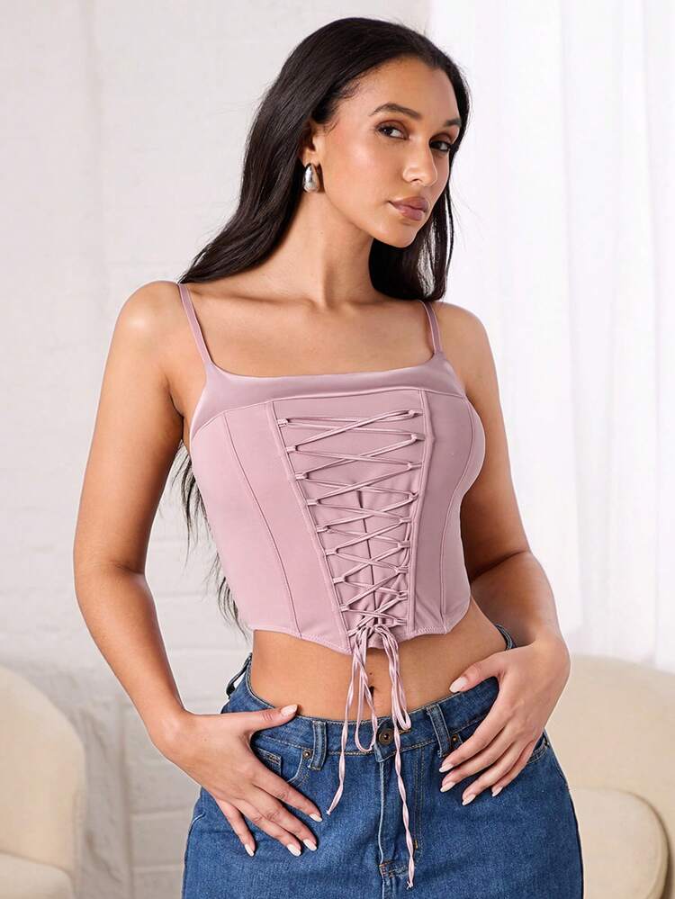 Glamorous Cross Strap Slim Fit Camisole