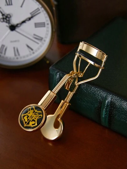 HARRY POTTER X SHEIN 1 pieza Rizador de pestañas color dorado, regalos, de vuelta a la escuela