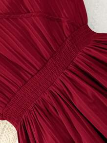 SHEIN Teen Girl Waist-Binding Beautiful And Fresh Fashion Long Dress
