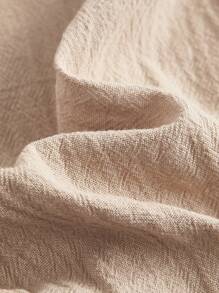 Poéselle Quần vải lanh lưng thun, thoáng khí và thoải mái, thích hợp mặc hàng ngày, đi nghỉ, đi làm - Nhiều màu - Xem 3