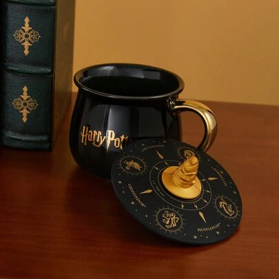 HARRY POTTER X SHEIN 1个分院帽装饰硅胶杯盖（不含杯子），礼物，返校季