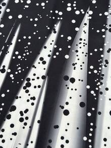 New Lightweight Elegant Women Print Dotted Snow Scene Pattern Casual Short Sleeve T-Shirt, Versatile For Vacation, Work, Travel, Summer