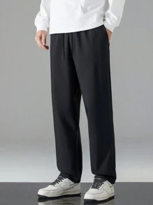 男士纯色休闲裤，百搭简约，适合秋季