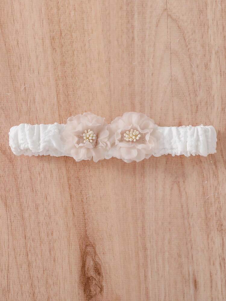 2pcs/Set Young Girls' Textured Top And Mesh Skirt