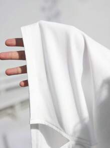 SHEIN Essnce 夏季两件套服装 - 白色 - 查看 8